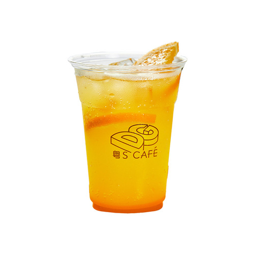 Factory wholesale 98 caliber disposable coffee cup cold drink cup high transparency thickened high-end takeaway milk tea cup
