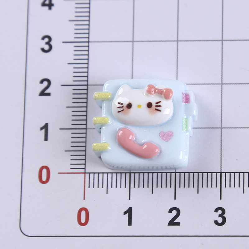 クリエイティブ漫画かわいい猫 diy ジュエリーアクセサリー携帯電話ケースベビードール下駄装飾樹脂小さなアクセサリー