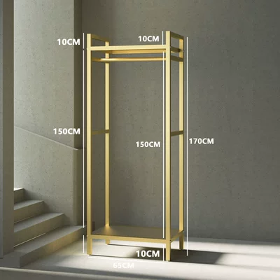 Floor-Standing Helmet Storage Cabinet Child seat shed - gold-d-style-l65cm-w40cm-h170cm-default-item