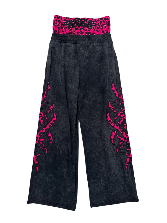 2025 Europa y los Estados Unidos otoño y invierno diseño de pantalones dobles nicho personalidad y2k moda pantalones sueltos de piernas anchas para hombres y mujeres
