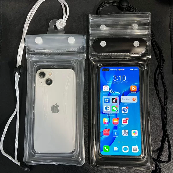 High Quality Enlarged Air Bag 70% off Mobile Phone Waterproof Bag Floating Hot Spring Swimming Rafting Touch Screen Transparent Sealed Diving