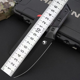 Cross -Border Micro технологий кухонный нож стейк нож сложить нож обрабатывать TC4 титановые сплавы углеродного волокна высокая твердость на открытом воздухе кемпинг