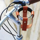 Leather Bicycle Water Bottle Rack Bicycle Water Kettle Rack Bicycle handlebar Cup Beverage Rack Bicycle Multi-function Rack