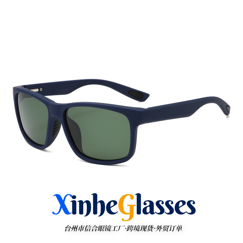 3617P Polarized Square Frame Aviator Sunglasses Casual Sports Fashion Cross-Border Export Amazon Outdoor