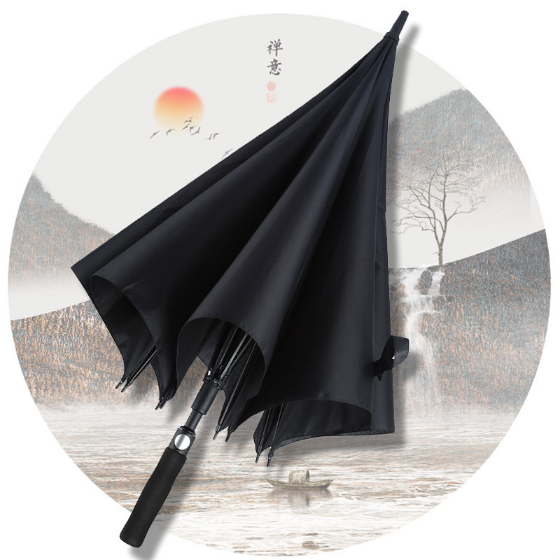 Straight Umbrella Advertising Umbrella Long Handle Umbrella High-end Men's Business Golf Gift Umbrella LOGO Gift Umbrella Straight Umbrella Advertising Umbrella Long Handle Umbrella High-end Men's Business Golf Gift Umbrella LOGO Gift Umbrella