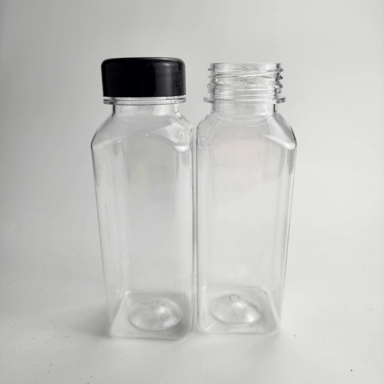 250ml饮料瓶方形pet瓶加厚奶茶瓶果汁瓶油瓶凉茶瓶