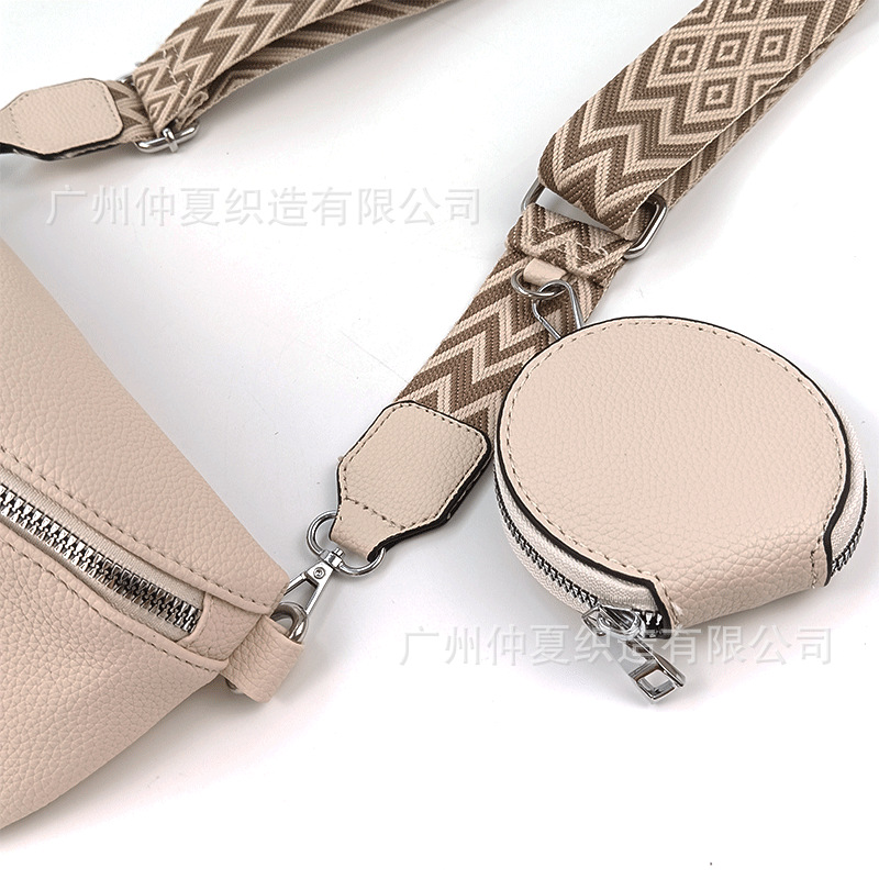 Bolsa de dumpling vendedora caliente transfronteriza bolsa de pecho de moda hombro de las mujeres crossbody bolsa de sillín de gran capacidad semicírculo bolsa de cintura bolsa de mensajero bolsa de hombro