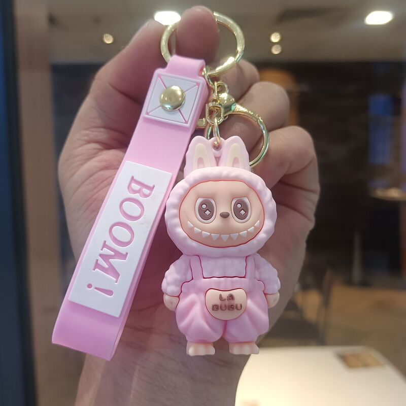 クリエイティブホットスタイルラブブキーホルダー漫画リトルシープペンダントおもちゃベビーグラバーかわいいキーチェーンリング卸売|undefined