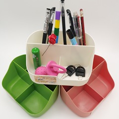 Multifunctional Desktop Storage Box Creative Office Large Capacity Pen Holder Stationery Box Multi-Compartment Organization Makeup Storage Box