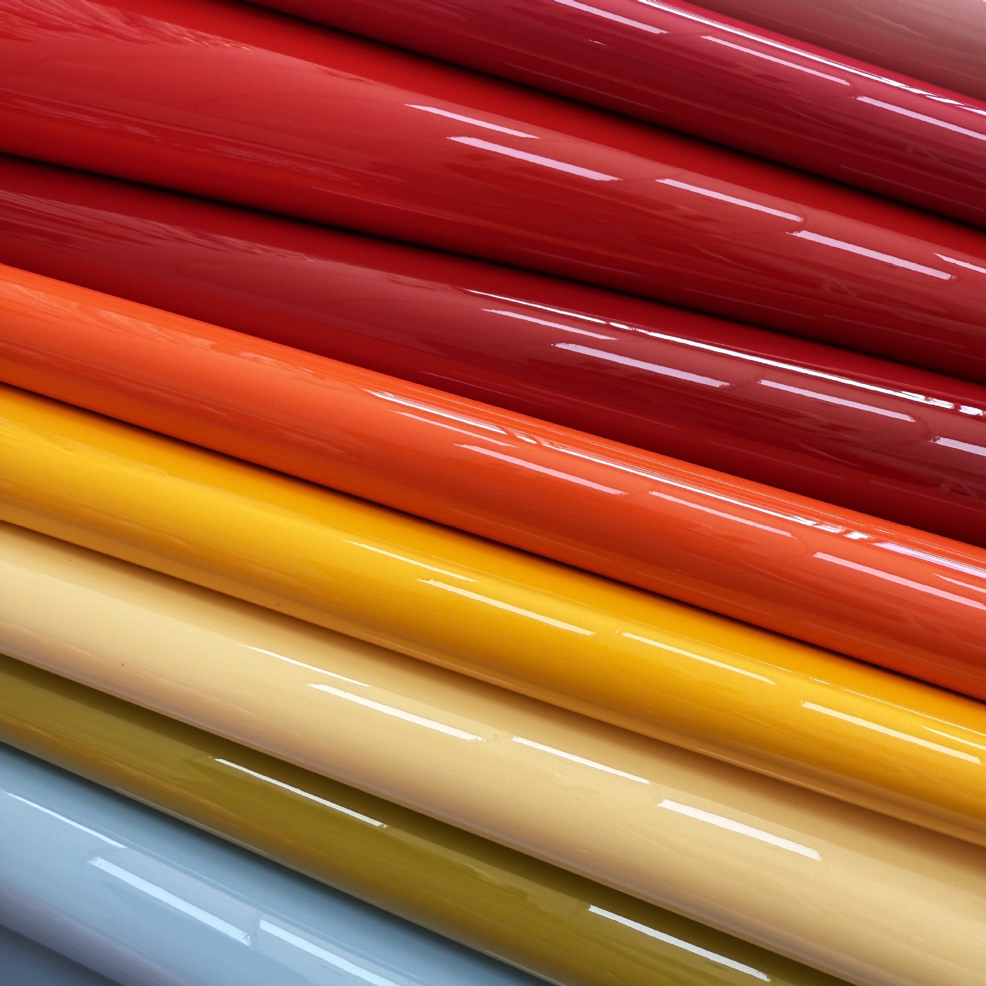 亮面漆皮无折痕PU镜面柔软面料 箱包手袋女包饰品工艺相册封面皮