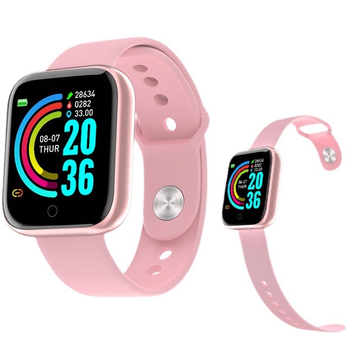 Venta caliente transfronteriza Y68 pulsera D20 Bluetooth pulsera inteligente monitor de pantalla a color podómetro sueño ritmo cardíaco pulsera de la presión arterial