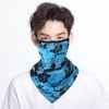 Summer silk street mask suitable for men and women, universal triangular scarf, sun protection