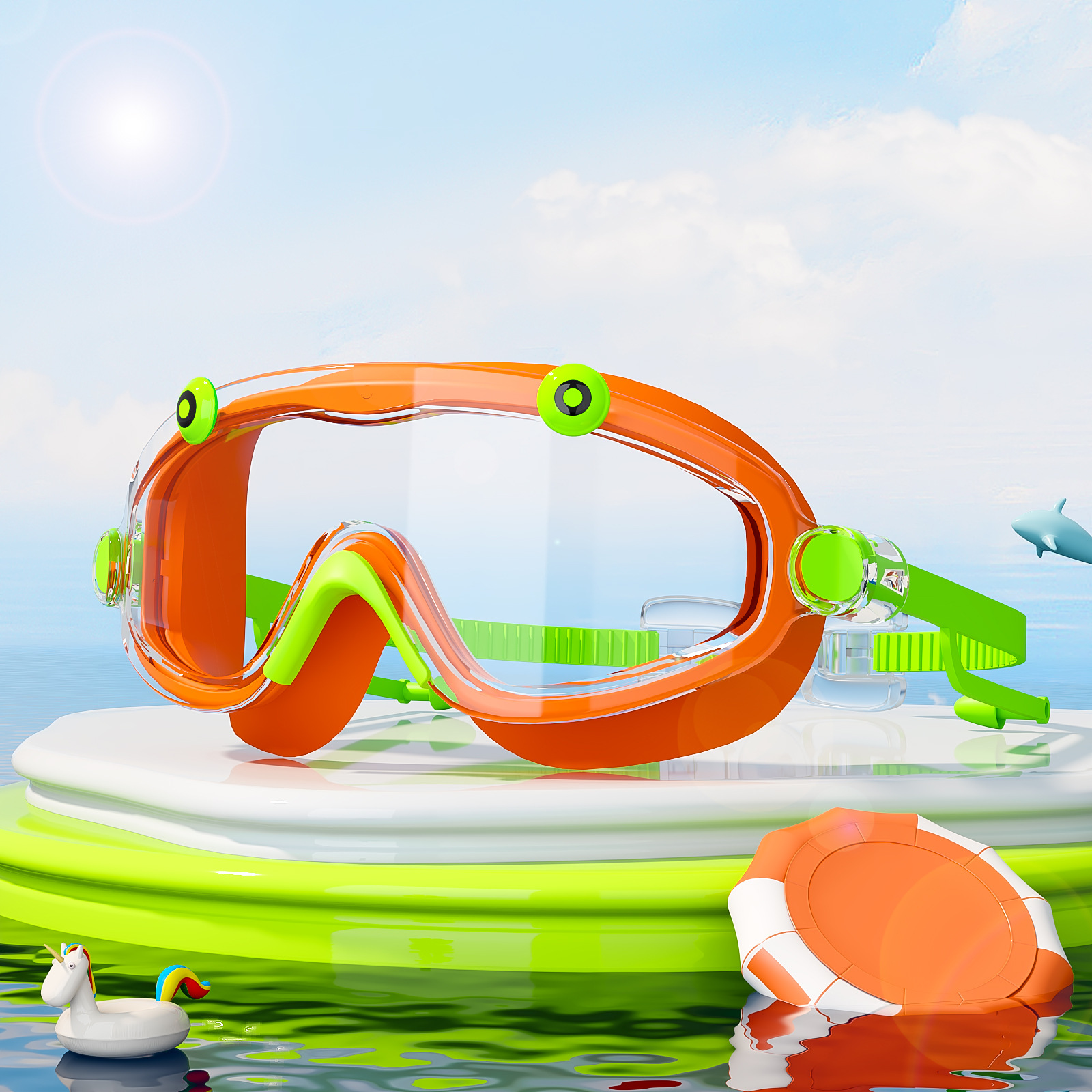 KH23-B 그린 오렌지 [박스형]