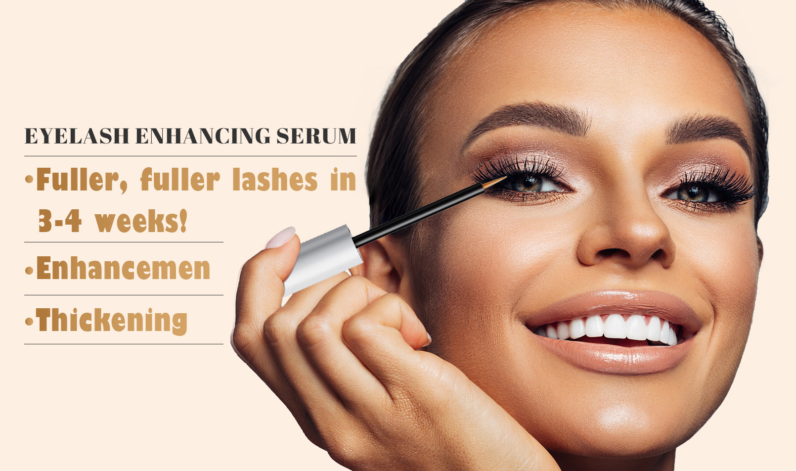 SNAILGIRL Amazon Eyelash serum - Natural and Transparent Eyelash Serum Specification drawing
