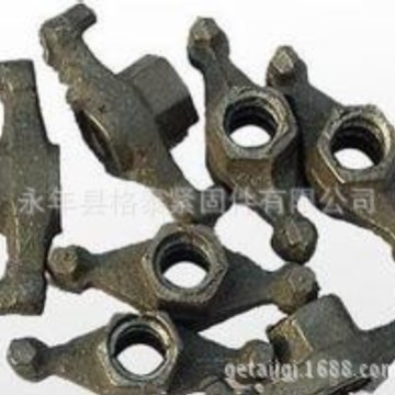 山形螺母m10m12m14m16 永年厂家建筑穿墙螺杆用山形母 批发