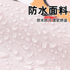 Hand-wipeable sleeveless waterproof and oil-proof apron, fashionable printed work coveralls, trendy new kitchen cooking apron