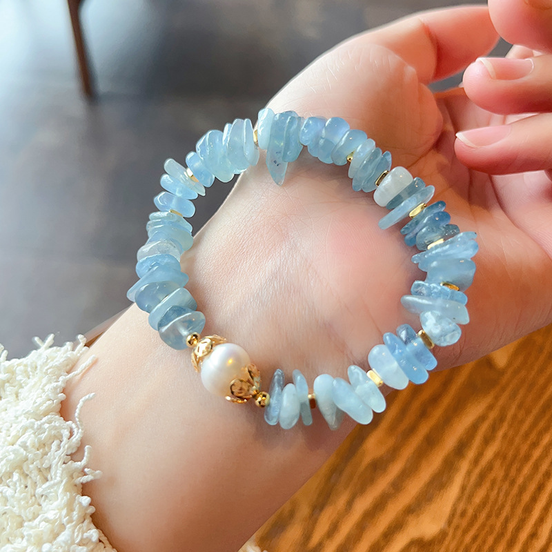 1 Piece Fashion Irregular Crystal Beaded Inlay Pearl Womenu0027S Bracelets