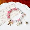 Fuchsia bracelet from pearl, Japanese and Korean, orchid, simple and elegant design, wholesale