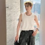 夏季运动螺纹肌理坎肩