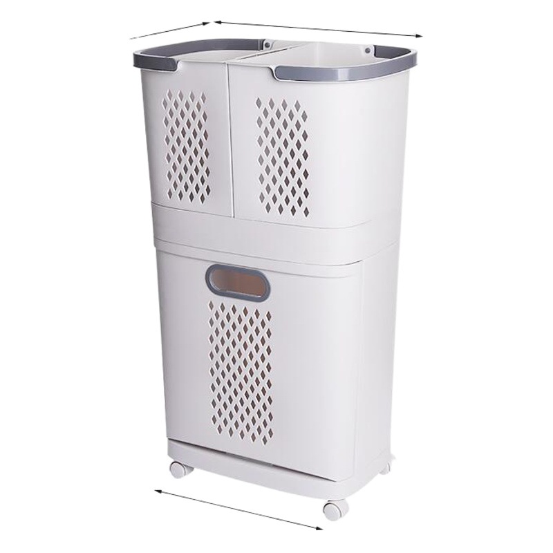 Cesta de lavandería doméstica Portátil Baño ropa de baño canasta de almacenamiento tipo piso canasta de lavandería portátil grande al por mayor