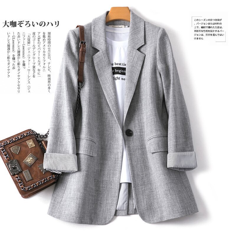 Internet Celebrity Suit Jacket Women's K-Style 2025 Spring & Fall New Trendy Loose Casual Top Versatile Small Suit