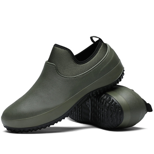Eva rubber shoes, large size men and women's rain shoes, non-slip and wear-resistant fishing chef shoes, water shoes, rain boots, men's shoes