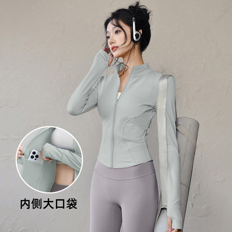 巨显瘦外套女lulu瑜伽服上衣速干户外运动跑步普拉提健身服套装|undefined