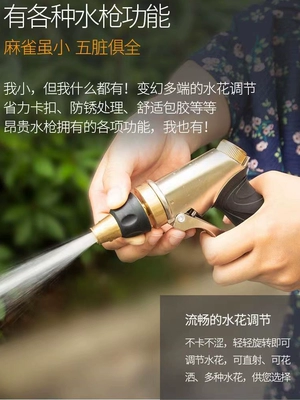High pressure car wash water gun – connection, explosion-proof and frost-resistant set