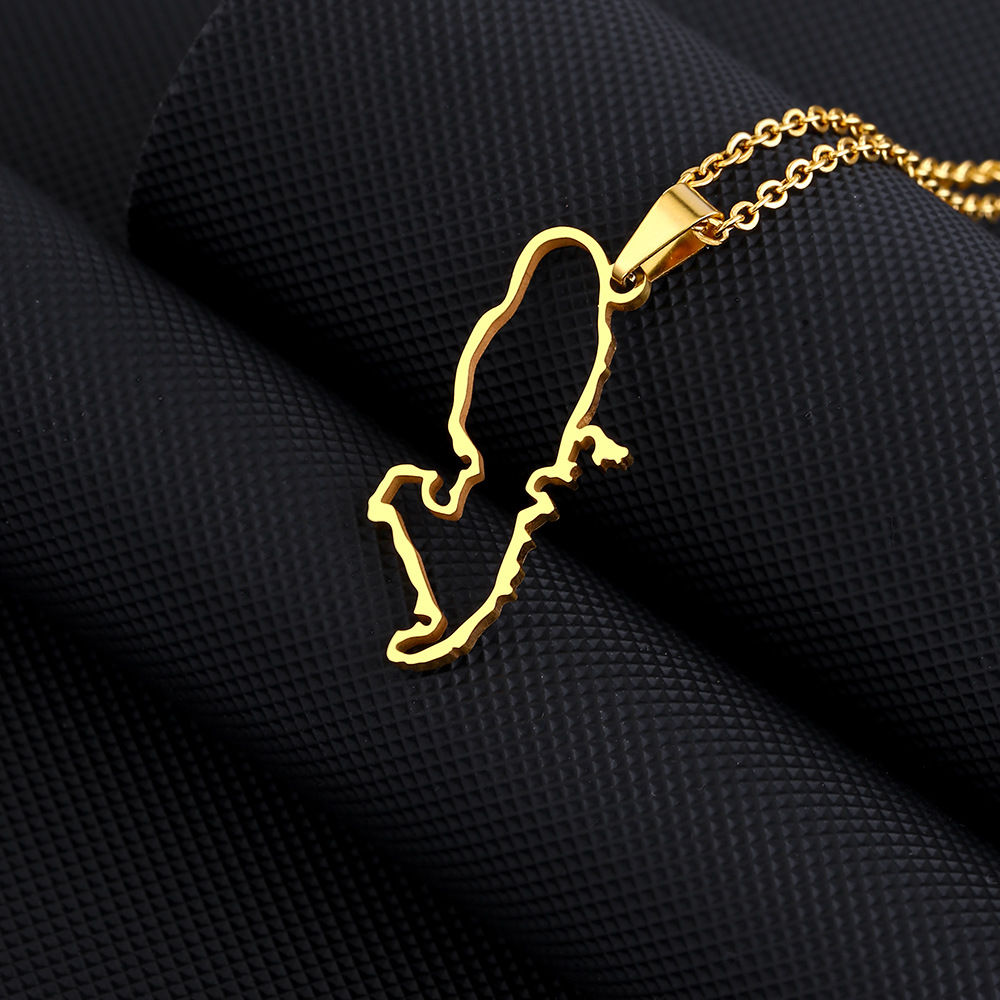 304 Stainless Steel Chain Material cable chain Chain Type Map Map Of Martinique 201 Stainless Steel 304 Stainless Steel Vintage Style 304 Stainless Steel Pendant Necklace