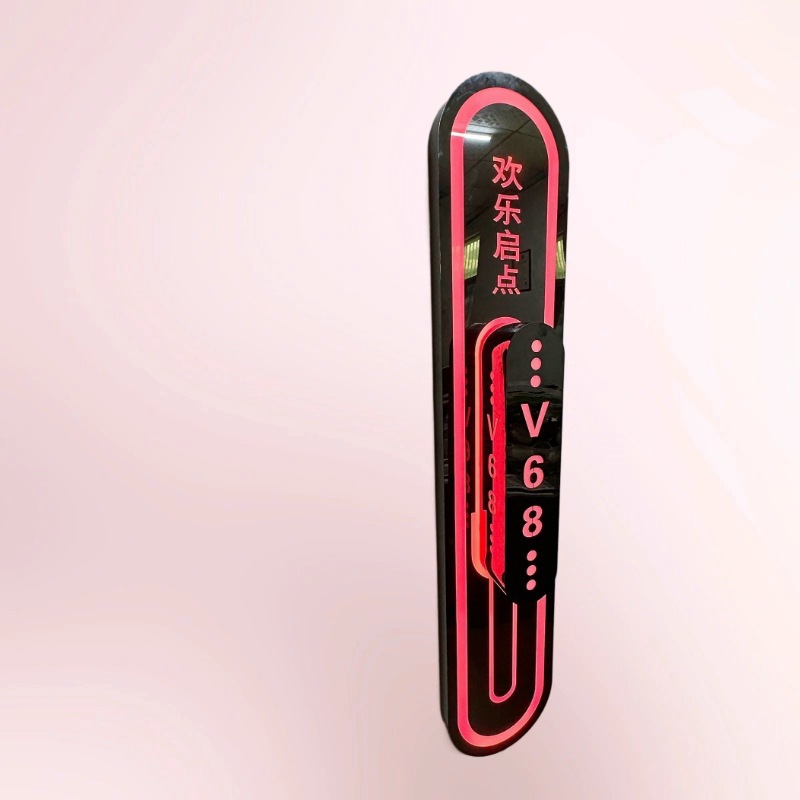 Nuevo gran acero inoxidable de alta calidad KTV Club Baño de pies hotel LED caja luminosa número de puerta luz de puerta