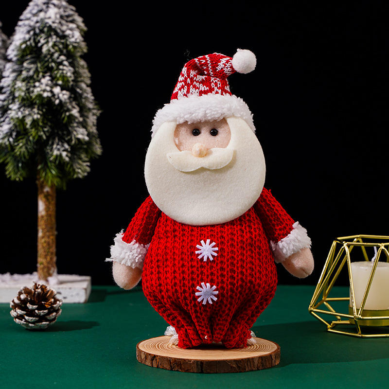 Christmas Cute Santa Claus Snowman Knit Party Gift Wrapping Supplies display picture 4