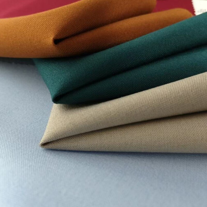 150D four-way stretch suit fabric, elastic pants, trench coat, dress, fashion polyester-spandex twill fabric, in stock 150D four-way stretch suit fabric, elastic pants, trench coat, dress, fashion polyester-spandex twill fabric, in stock