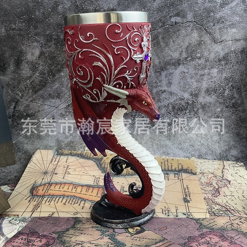 Taza de cóctel retro de alto valor de taza de vino creativa taza de regalo de alta calidad decoración del zodiaco diseño lujoso