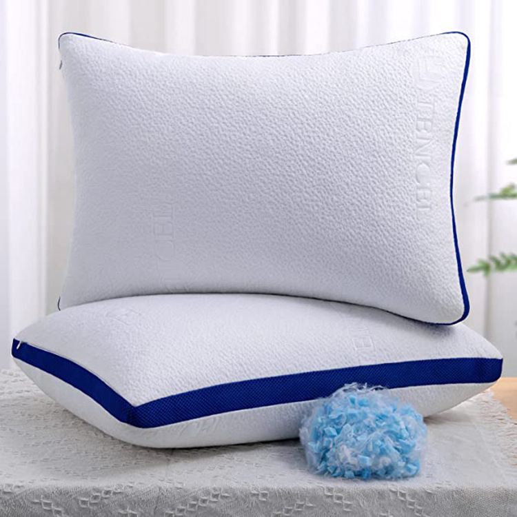 Suministro directo de fábrica núcleo de almohada de Amazon relleno de esponja de memoria rota dormitorio transfronterizo procesamiento de hotel personalizado