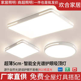 超薄led吸顶灯客厅灯具简约过道阳台房间卧室灯主灯中山家装灯饰