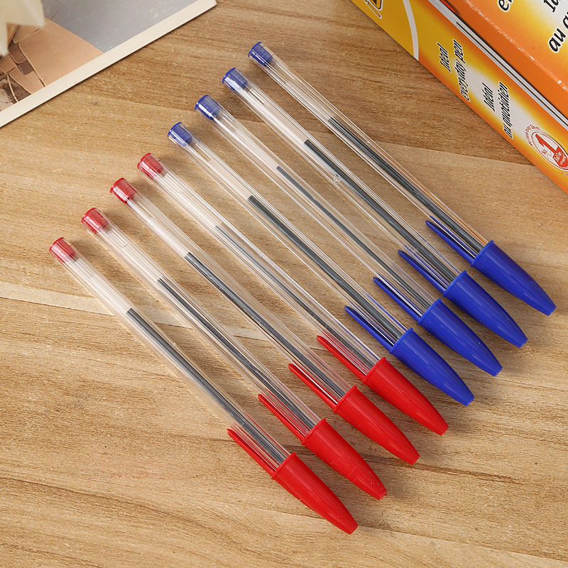 Pluma simple ABC / ETO / BIS bolígrafo de tapa tricolor opcional bolígrafo de escritorio exportación de comercio exterior