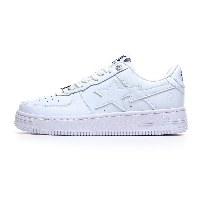 純正 BAPE パテントレザースニーカー猿頭光沢カジュアルシューズ安逸猿カップルストリート AF1 Sta スニーカー|undefined