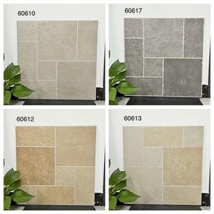 Lime stone tiles outdoor courtyard floor tiles villa yard garden terrace balcony anti-slip antique tiles 600X600