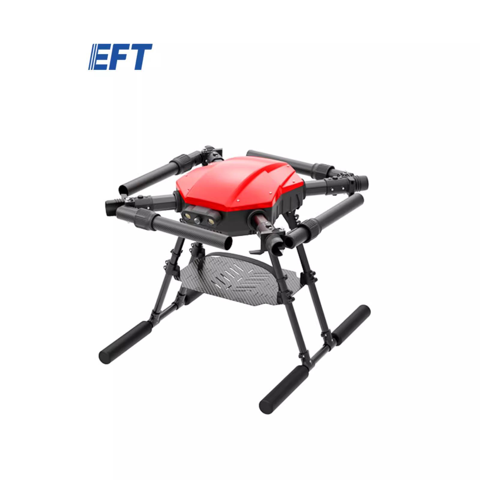 Рама квадрокоптера EFT E410P красная, XT90S 6S