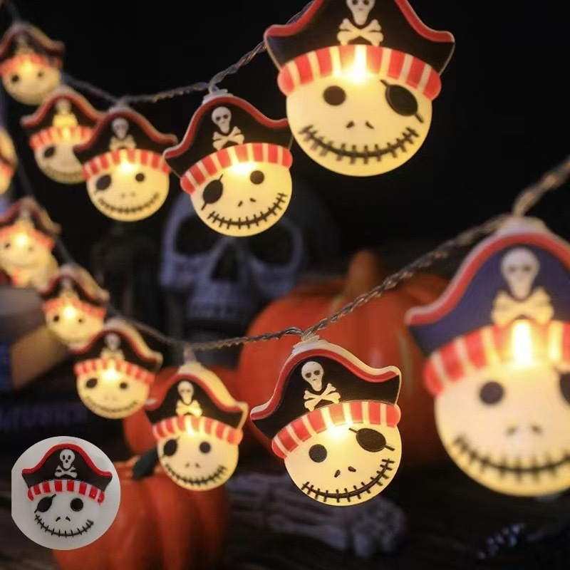 人気LEDクロスボーダーアマゾンハロウィンデコレーションパンプキンゴーストライトストリング装飾飾り付け吊り下げ飾りハロウィンデコレーション|undefined