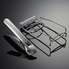 Eern304 Stainless Steel Taishan Plate and Bowl Holder, Heat Resistant Plate and Bowl Holder, Trays and Plates Retainer, Kitchen Tools, Color Box Packaging