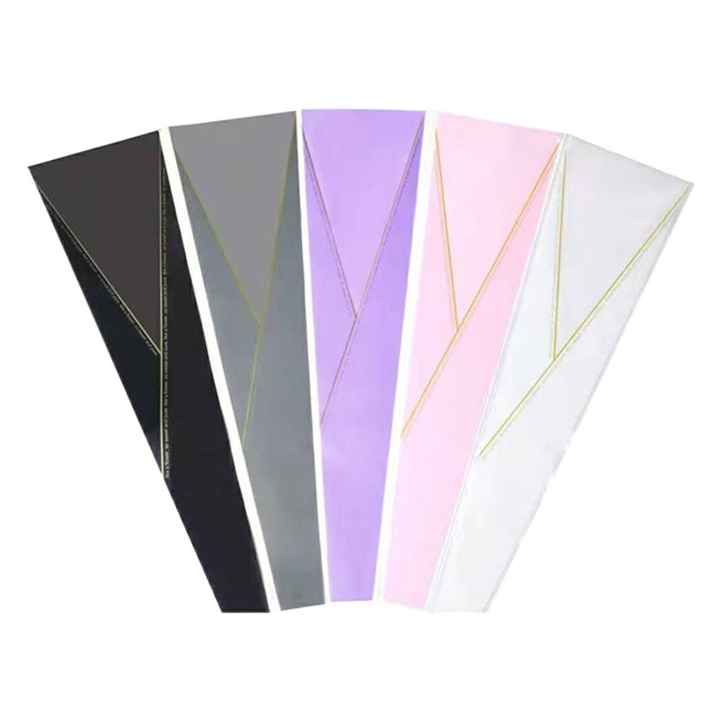 Venta al por mayor de la fábrica Día de San Valentín transparente solo bolso de Rosa ramo bolsa de embalaje Paquete de flores material de embalaje de DIY