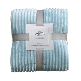 Cross-border Cross-border in stock Solid Color Drafted Blanket Flannel Air Conditioning Blanket Gift Blanket Coral Fleece Yoga Cover Blanket