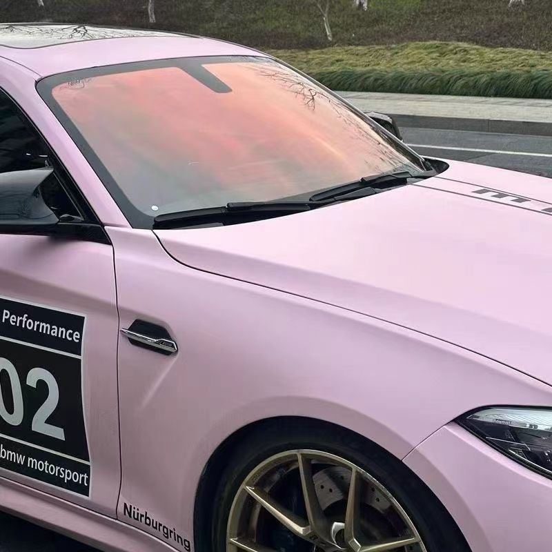 Car Ghost Rose Blue Enchantress Film Front Windshield Insulation Film Sun Protection Privacy Window Colorful Solar Film