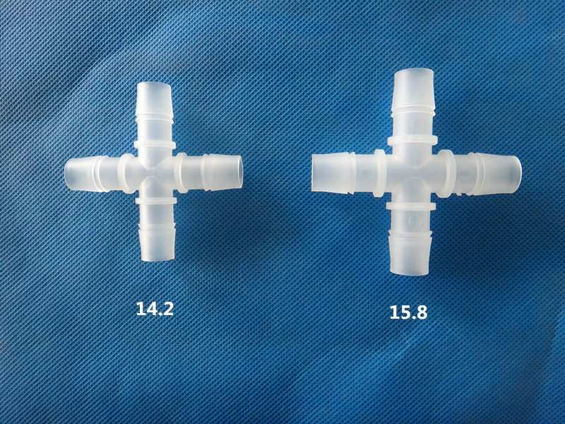 Пластиковый поперечный соединитель для шланга, четырехходовой соединитель для пагоды 4, отвечающий за четырехходовой пагоды равного диаметра, сопротивление давлению, четырехходовой