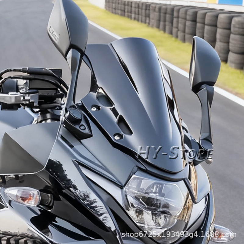 Suitable for Suzuki Gsx250R Front Windshield Plate 17-25 Years Old Windshield Deflector Motorcycle Modified Windshield
