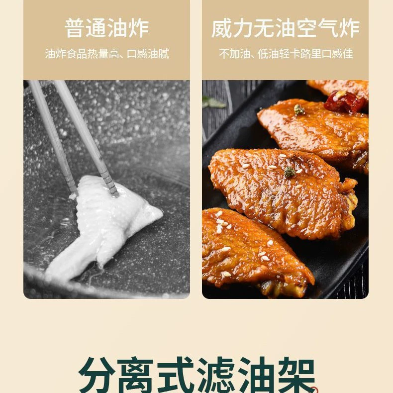 梅高梅 Домашняя новая аэрогриль-кастрюля, духовой шкаф интегрированная многофункциональная печь, без масла, низкожирная полностью автоматическая