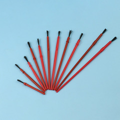 Manufacturer wholesale all-plastic small paint brushes children's DIY vinyl doll paint pens digital painting small brushes