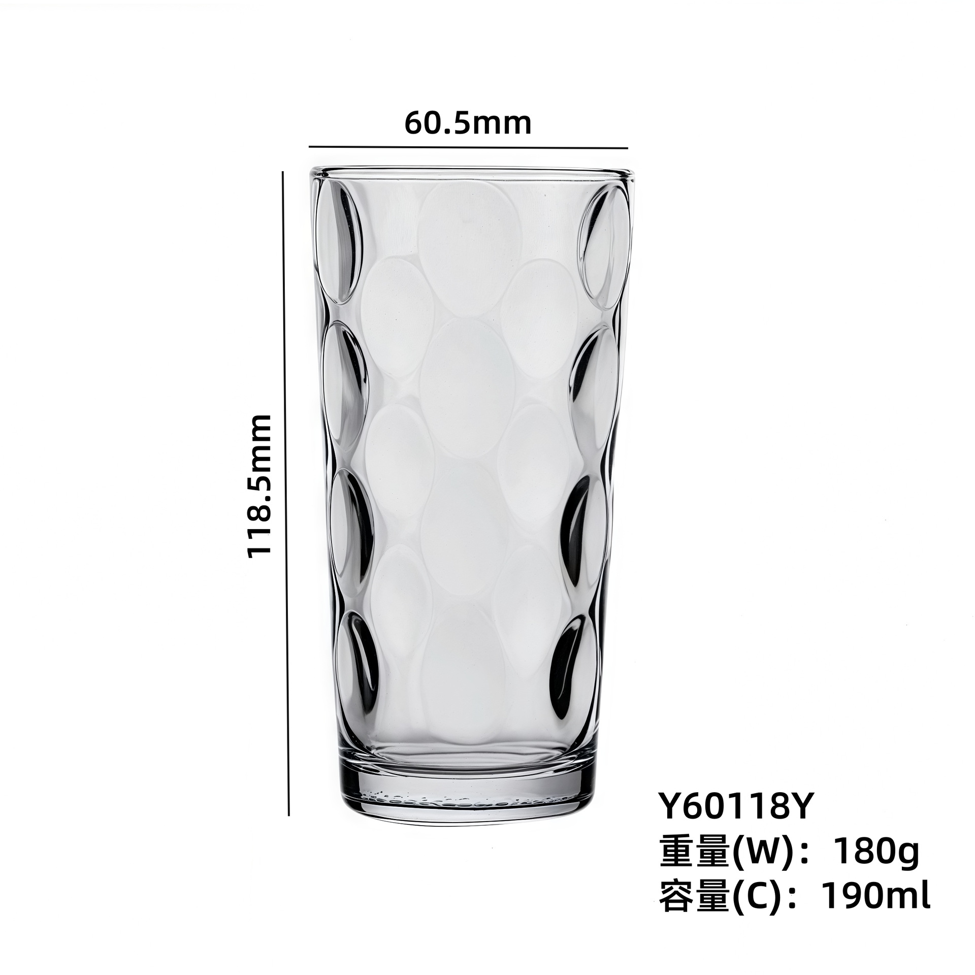 HJY60118Y (72 pcs / caja)