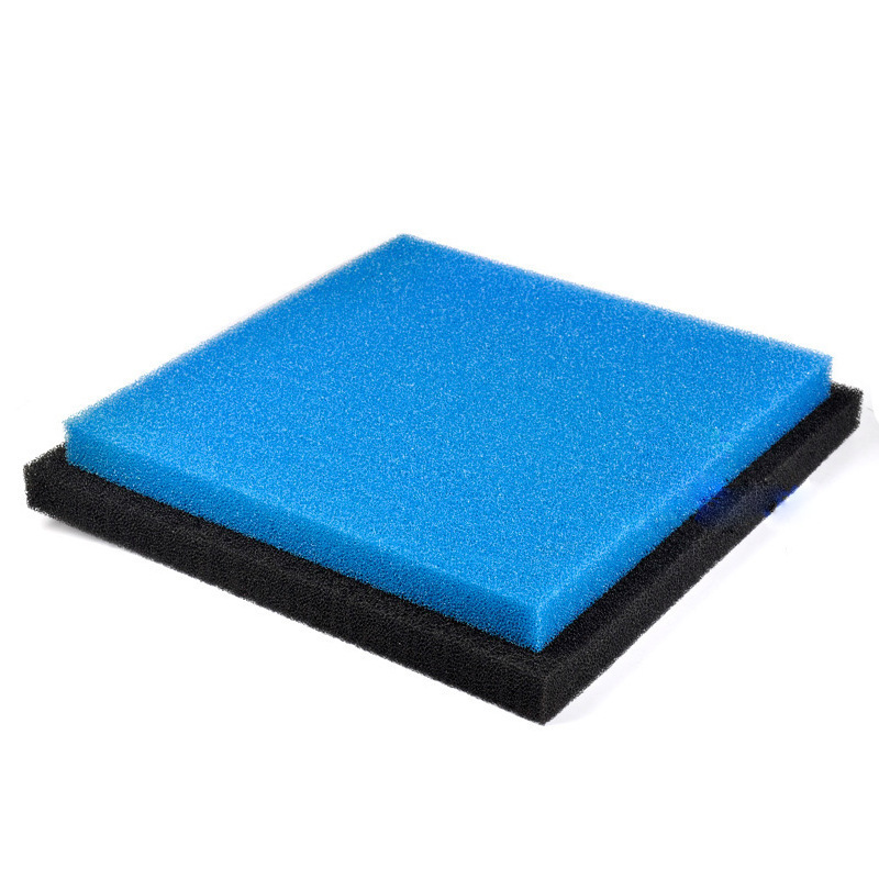 厂家供应鱼缸过滤棉净水黑色生化棉水族箱过滤棉海棉过滤材料鱼池